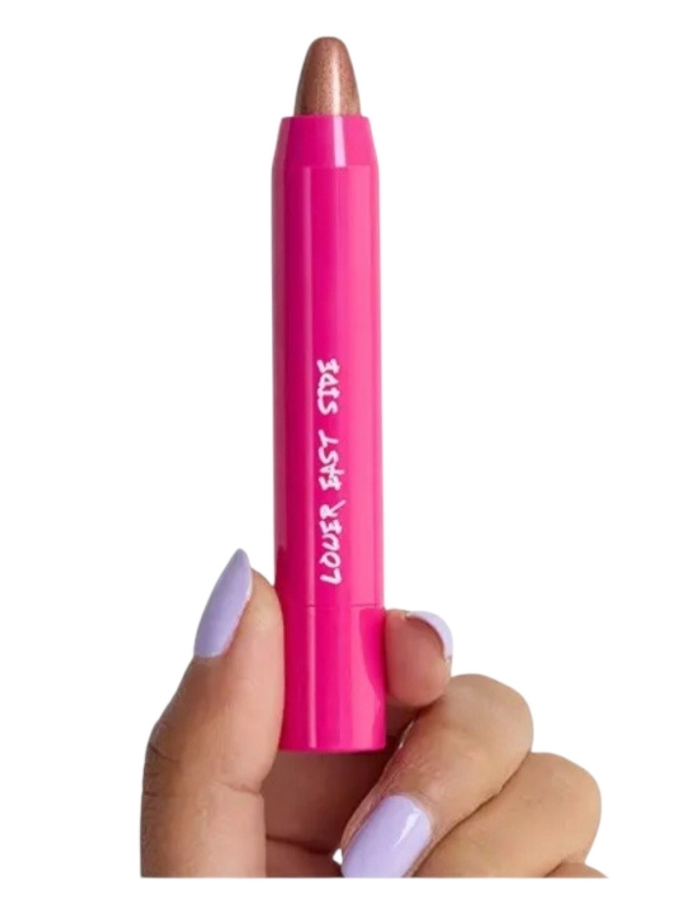 Les Beauty Eyeshadow Crayon Velvet Thorn Pink Gold Metallic NWT Full Size